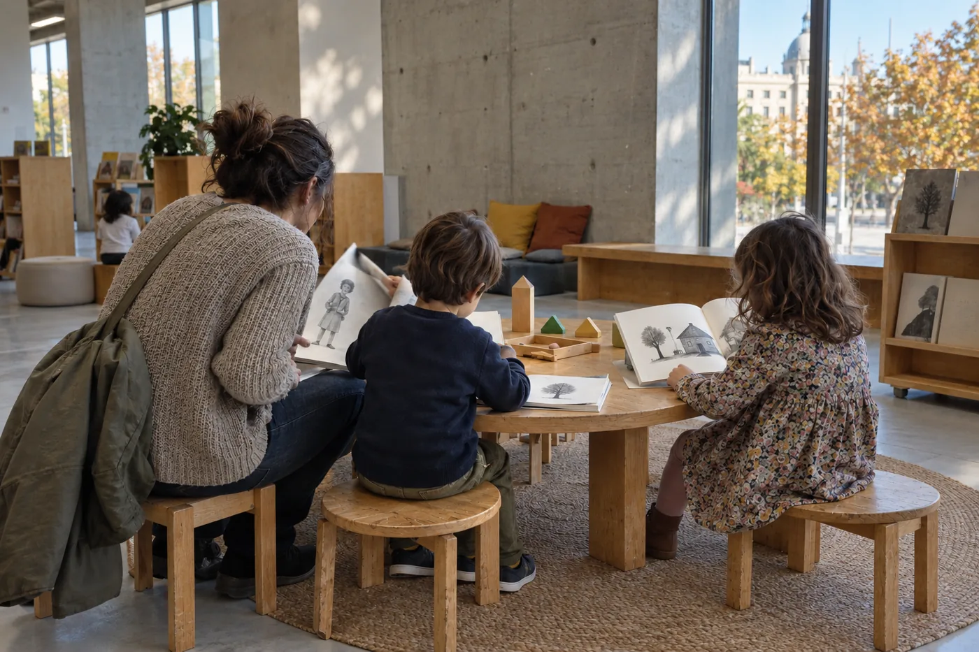 Espacio de lectura y juego: Rembrandt
