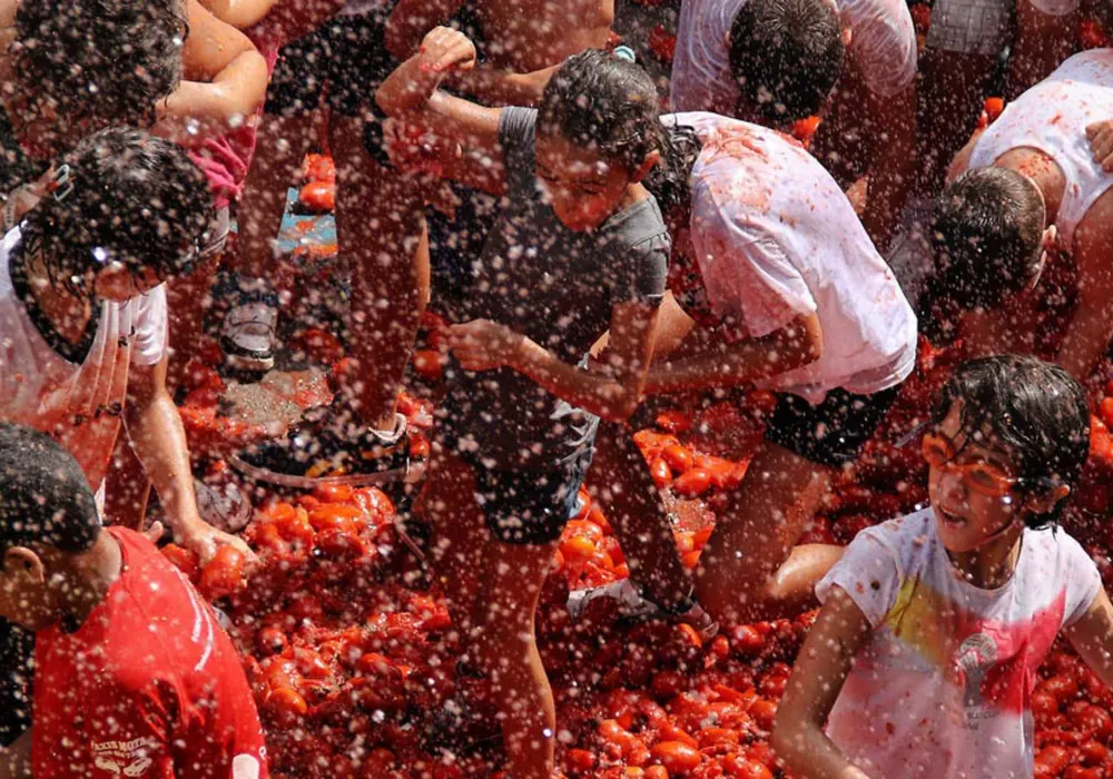 Tomatina Infantil en Buñol