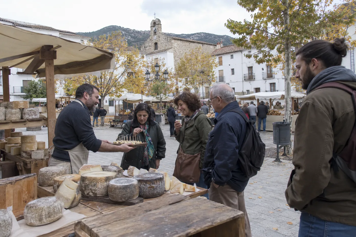 11. Markt für handwerklich hergestellten Käse in Montanejos