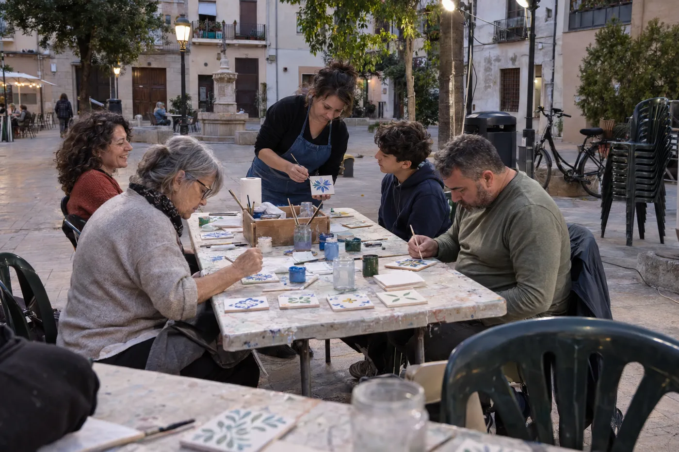Taller de azulejos decorados